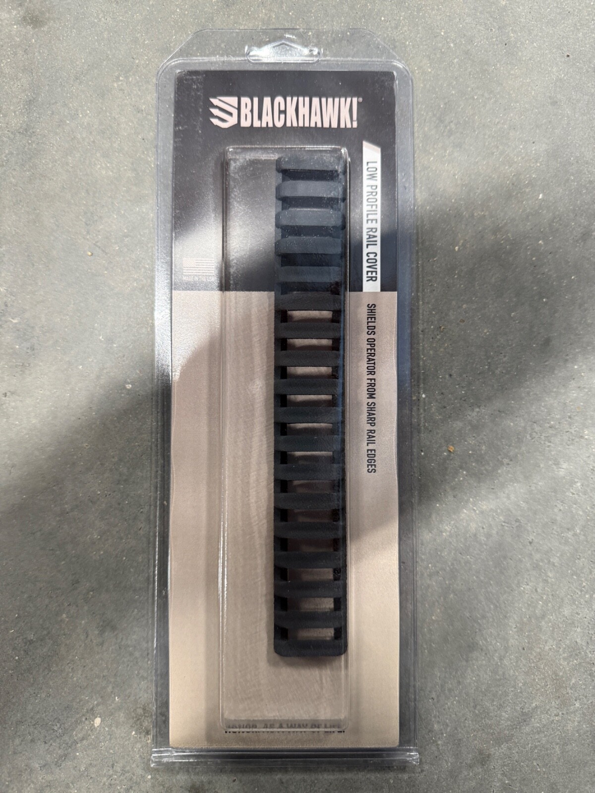 Blackhawk Low Profile Rail Cover Gray 71RL00GY