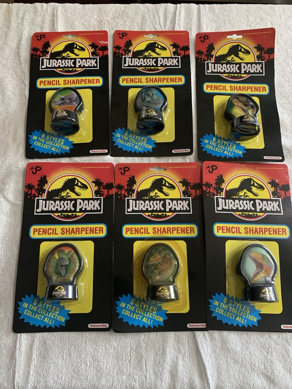 Rare Vintage Complete Set Of 6 Pencil Sharpener Brand New