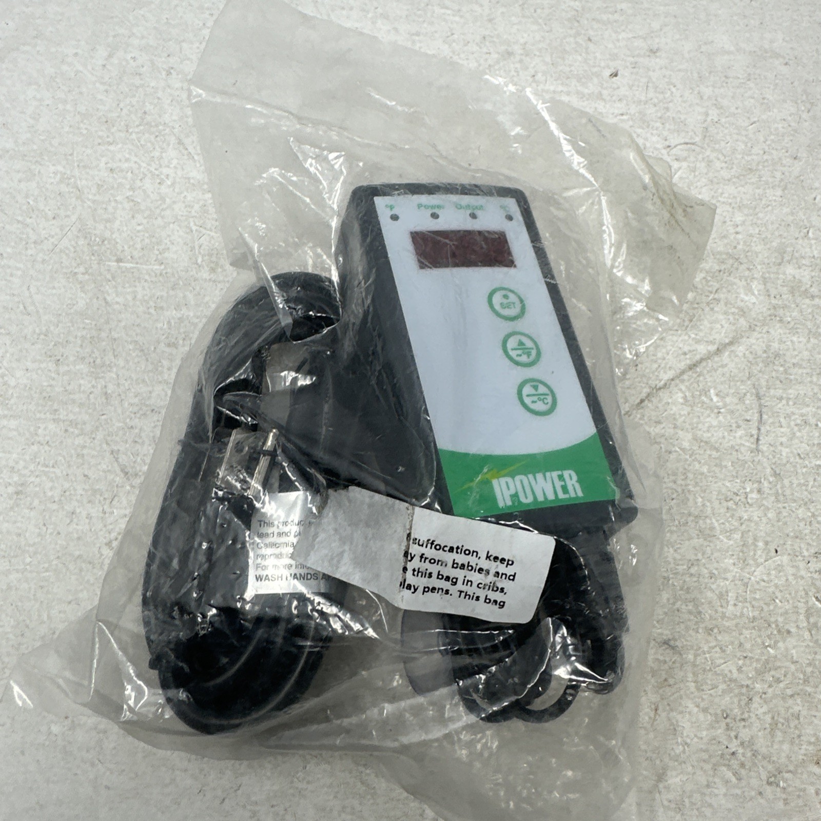 Ipower Digital Heating Temperature Controller  Model Fai-temp-101/NIB