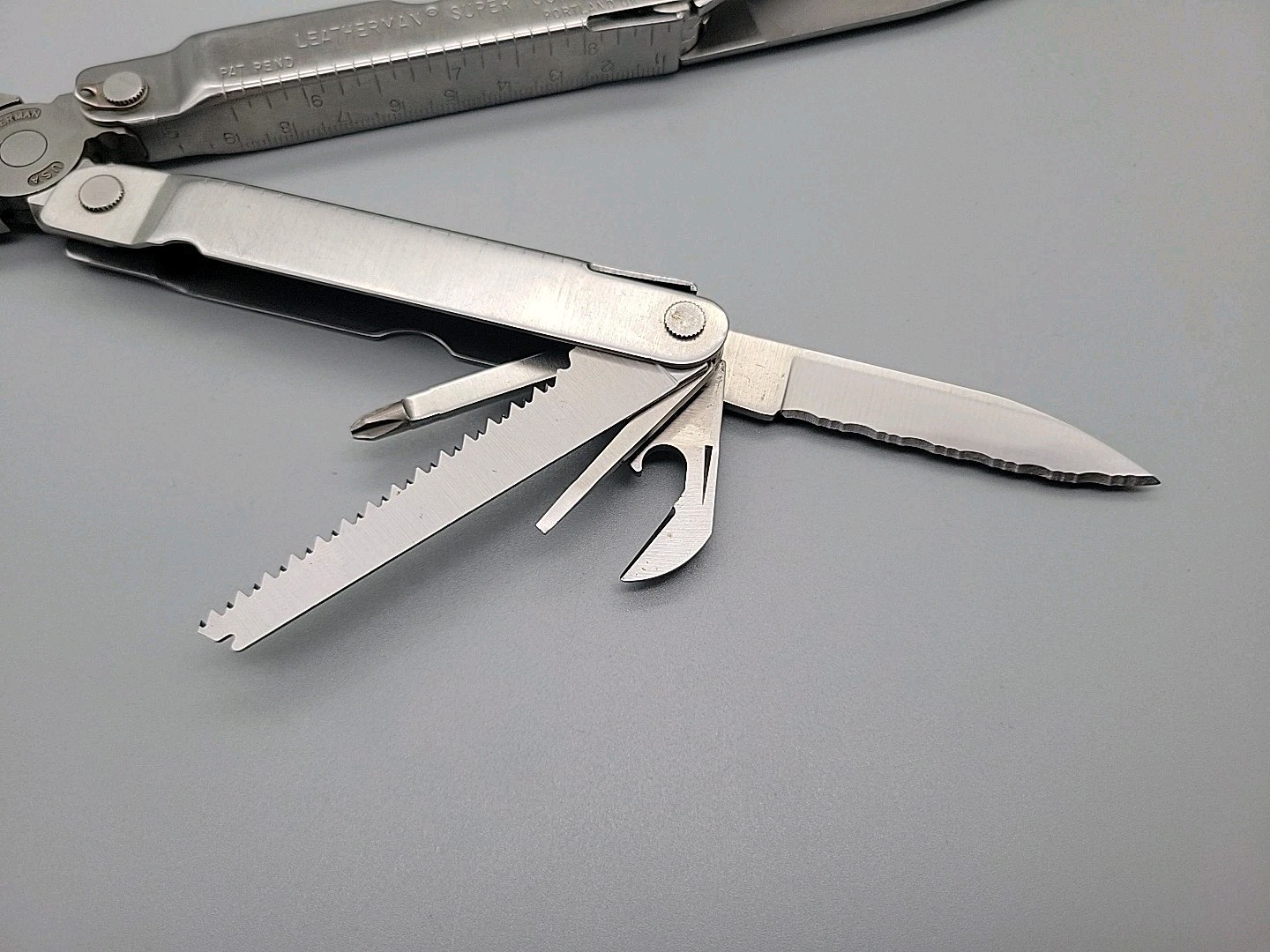 Leatherman Super Tool Multitool Dated 0896 /w Sheath - Knife - Pliers - File