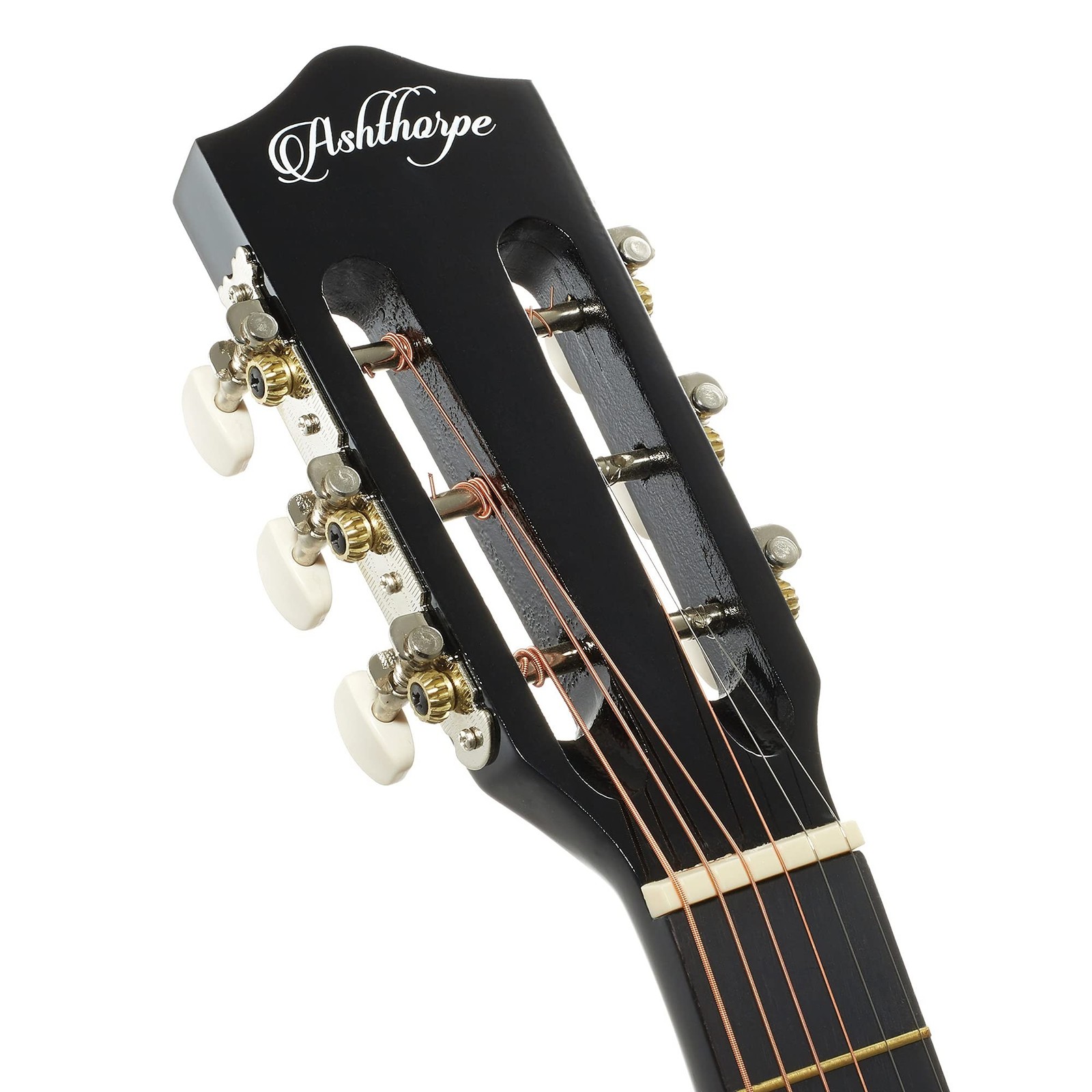 Ashthorpe 30-inch Beginner Acoustic Guitar Package (Black), Basic Starter Kit...