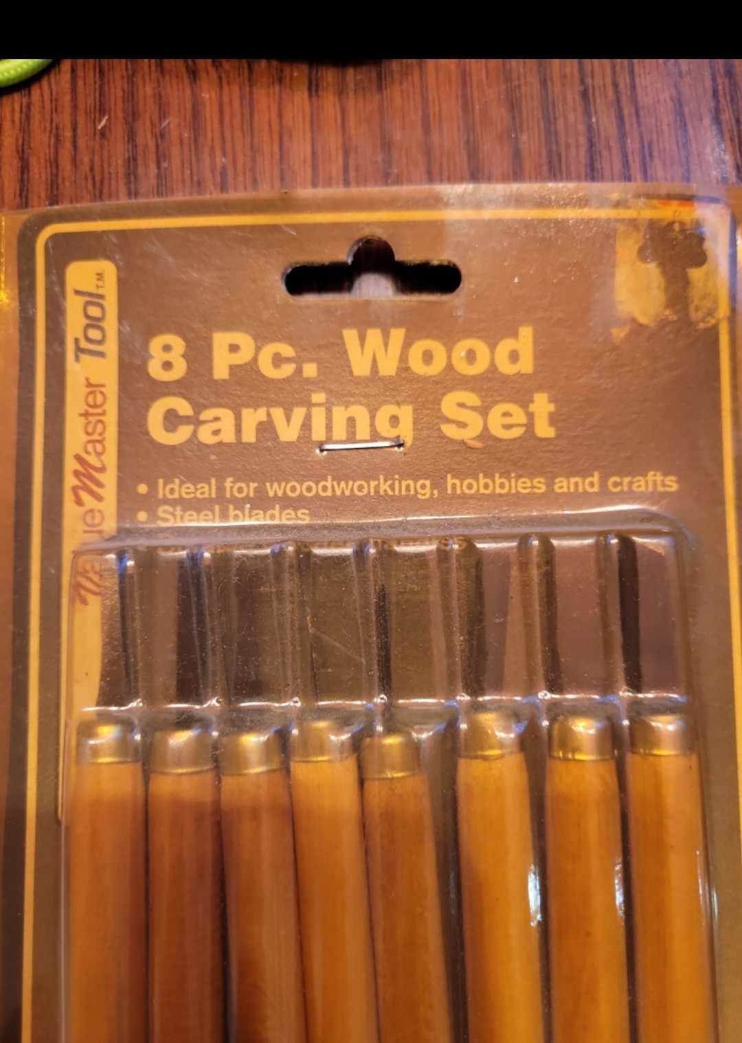 valuemaster Tool 8 Pc. Wood Carving Set with Steel Blades