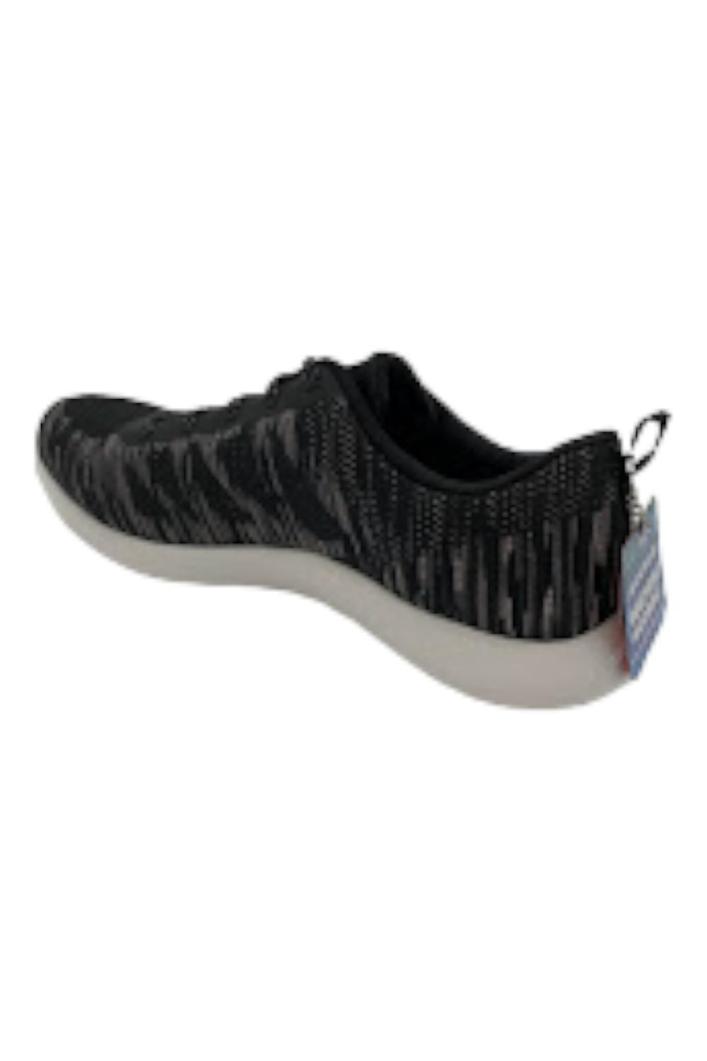 Skechers Vapor Foam Lite Washable Knit Bungee Sneakers Spark Black