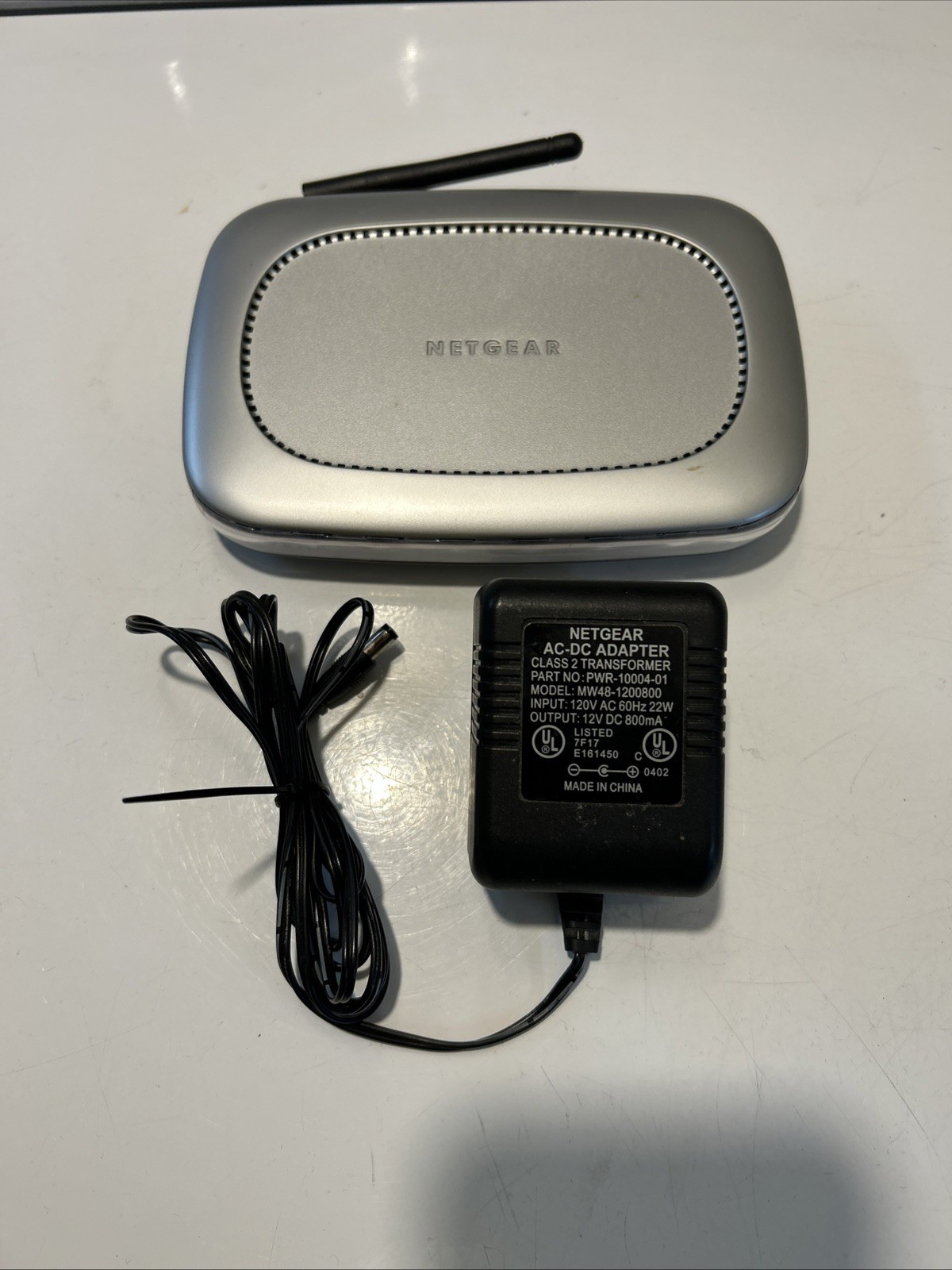 Netgear MR814 11 Mbps 4-Port 10/100 Wireless B Router, configured as a switch