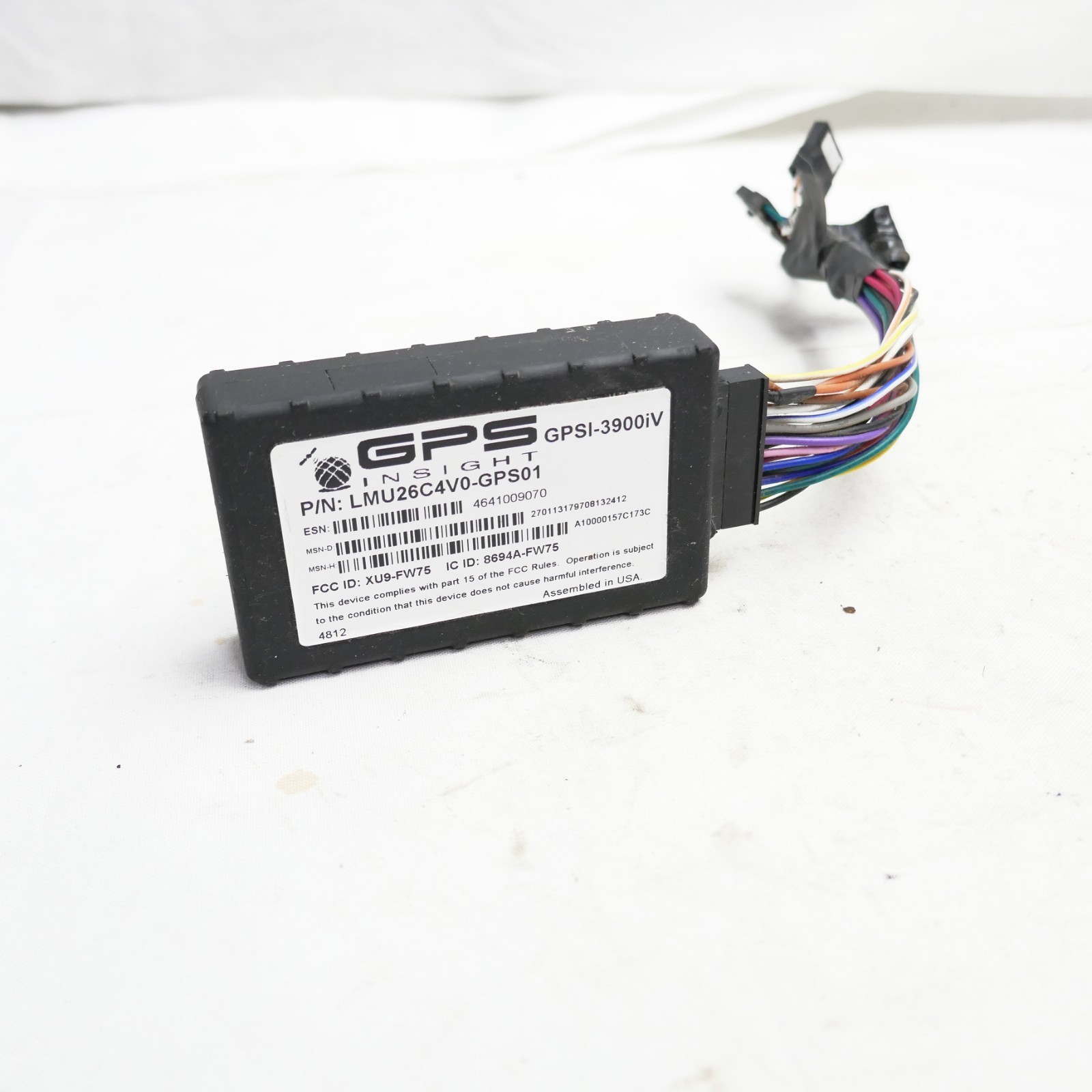 GPS INSIGHT GPSI-3900iV AUTO TRACKING DEVICE