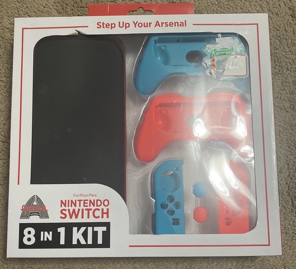 NEW arsenal nintendo switch 8 in 1 kit For Switch