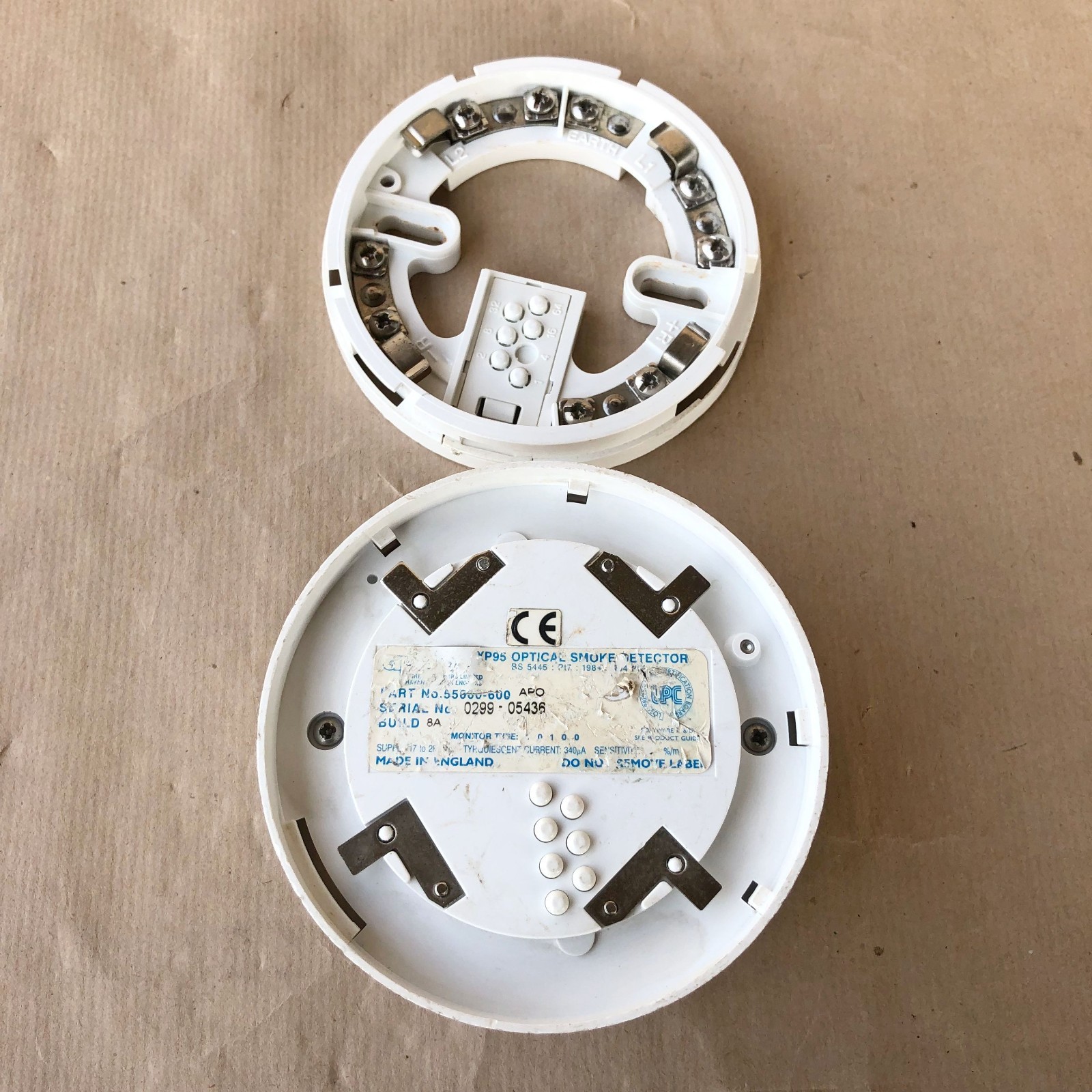 APOLLO 55000-600 APO XP95 OPTICAL SMOKE DETECTOR