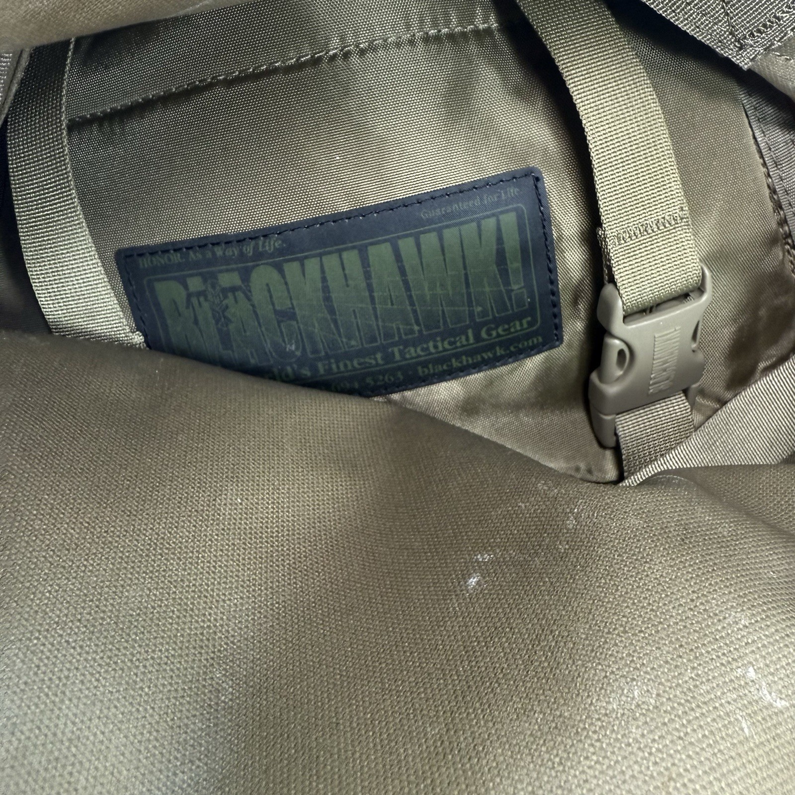 BLACKHAWK Tactical Backpack Coyote Brown Buckle Zip Adjustable External Pockets