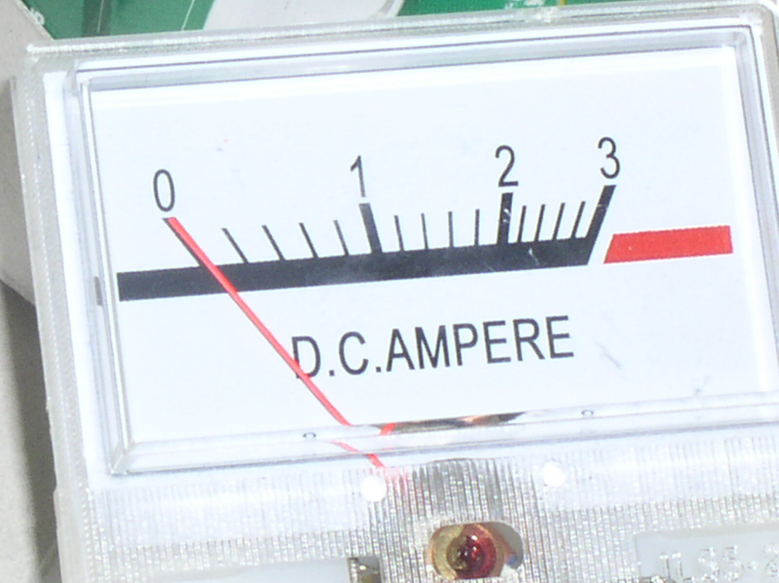 NEW SHUNT INSTALLED 3A 3 A AMP DC ANALOG CURRENT PANEL METER AMMETER USA SHIP