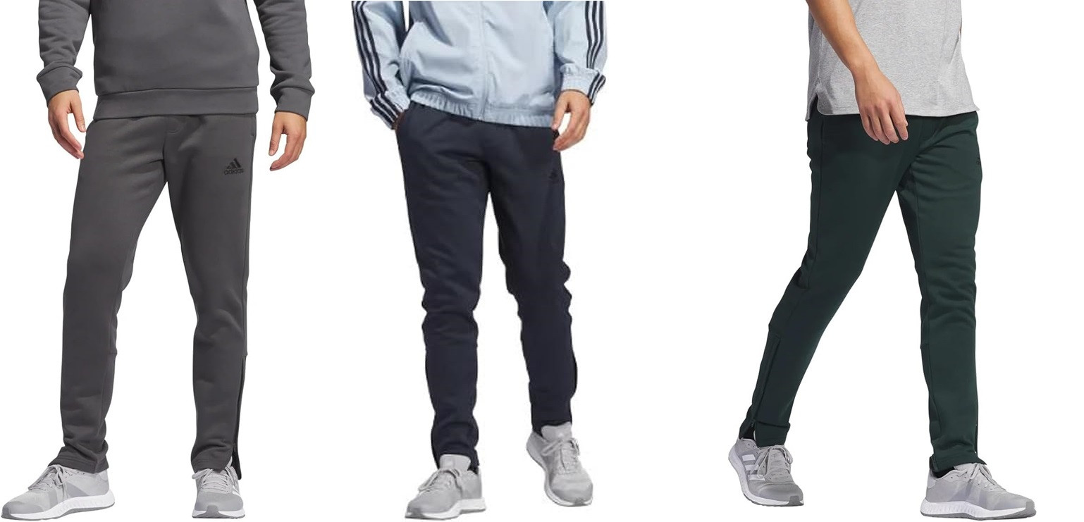 adidas Men’s Regular Fit Zippered Ankle Openings Jogger