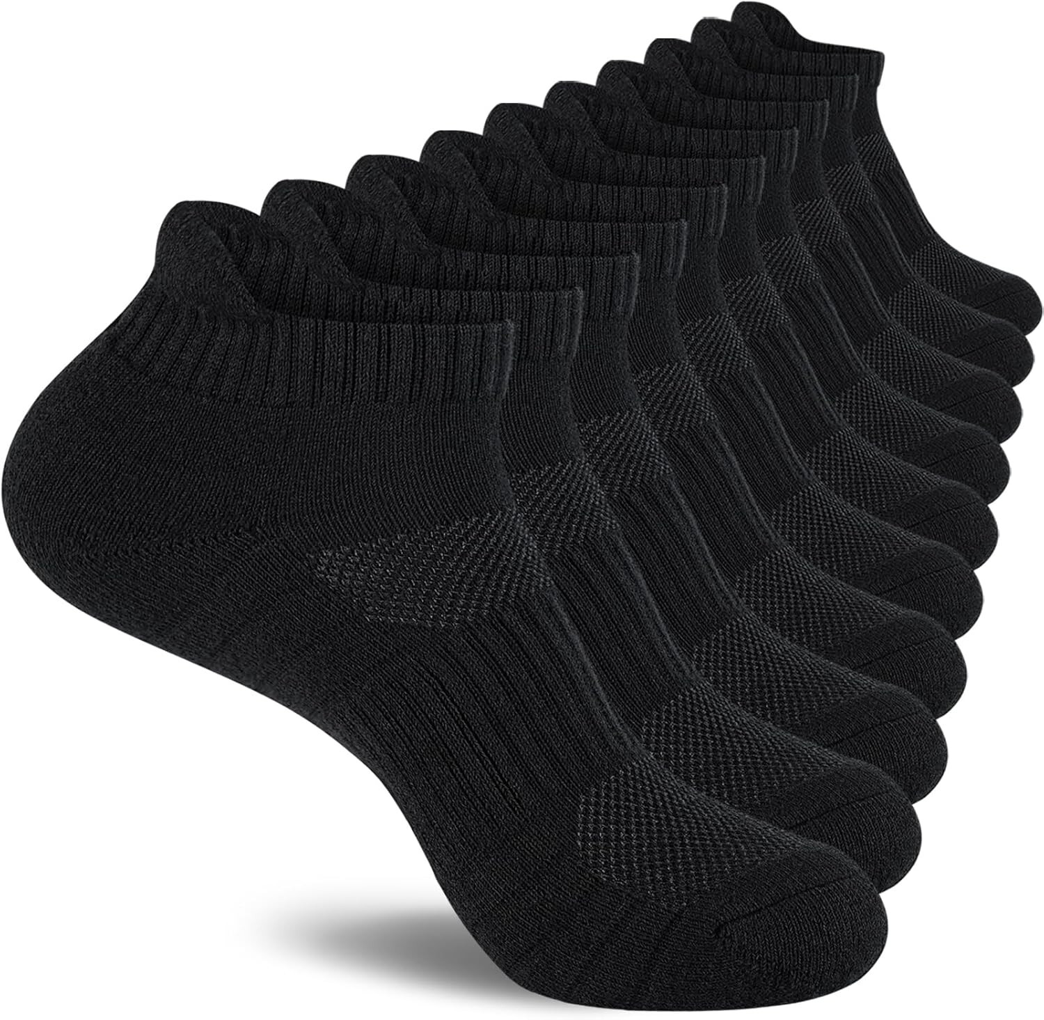 5 Pairs  Cotton Ankel Socks Cushioned Running Moisture Wicking Breathable socks