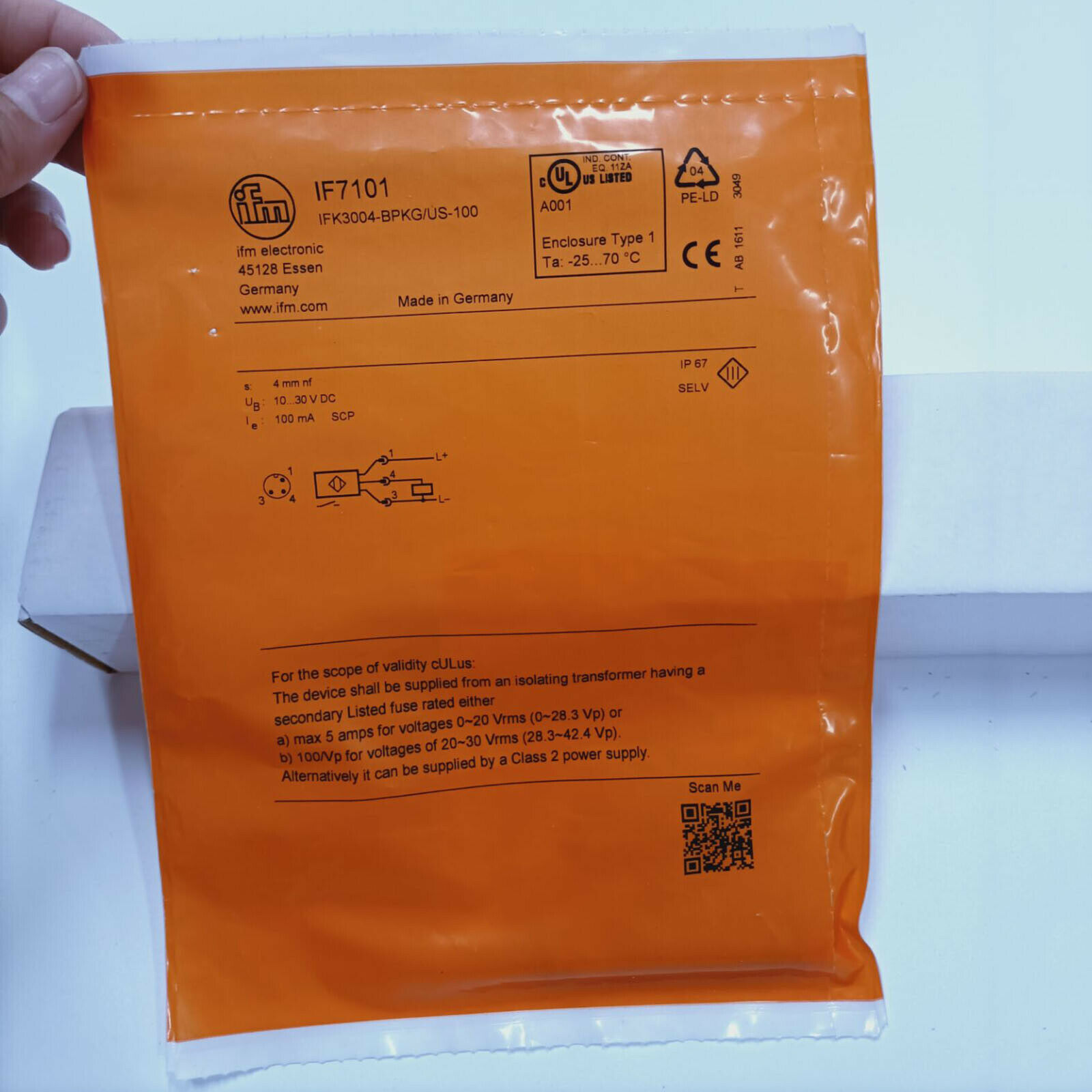 IFM IF7101 Proximity Sensor New