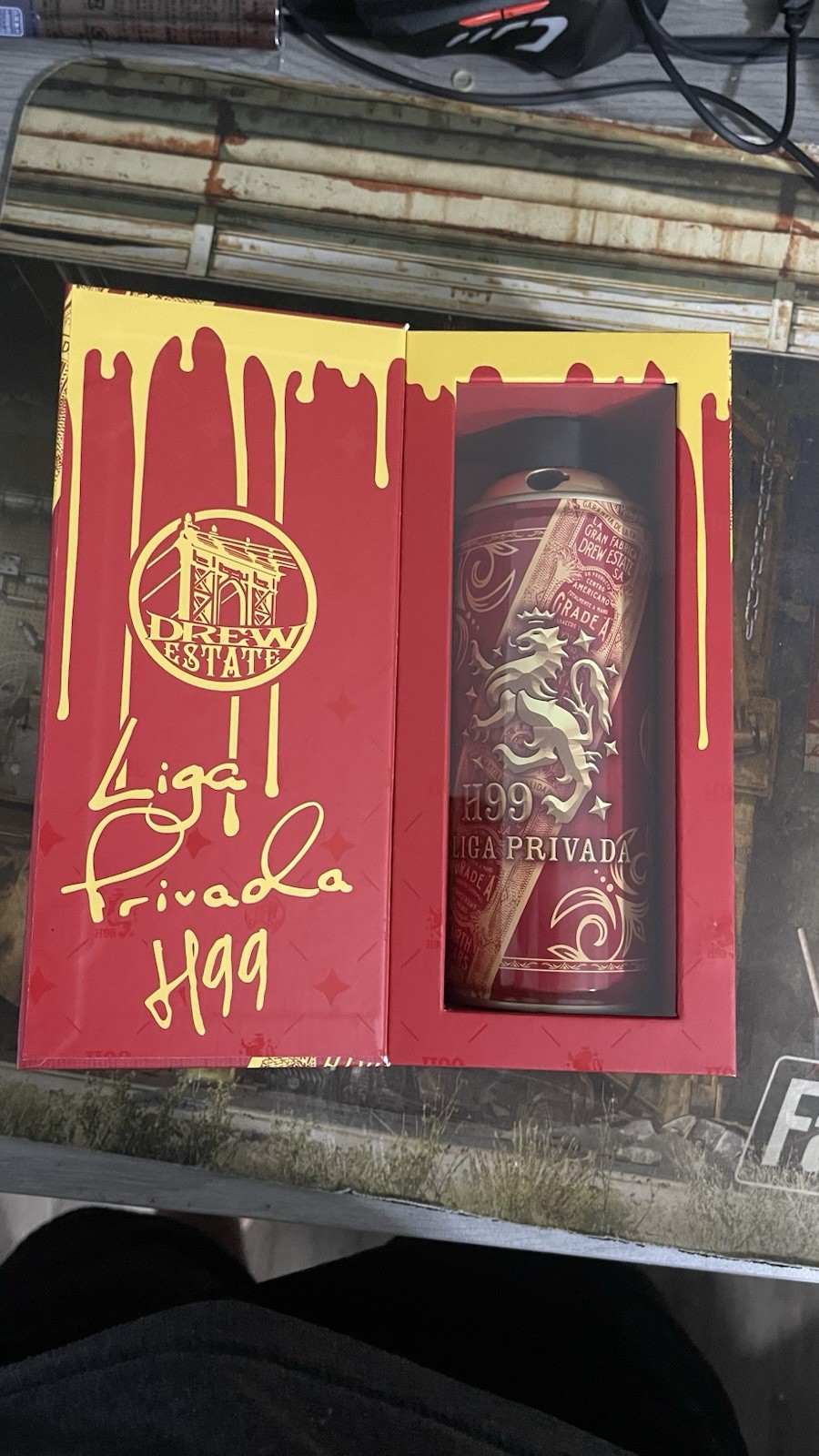 Drew Estate Liga Privada H99 Spray Can Torch Lighter Brand New In Box Refillable