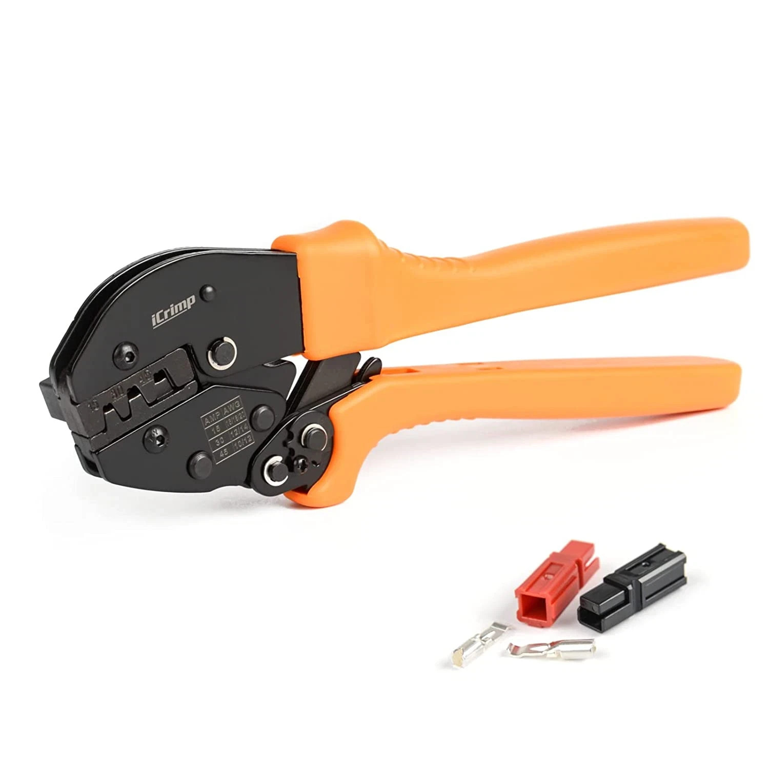 IWISS Powerpole Ratcheting Wire Crimper Tools for 15, 30 and 45 Amp for Anderson