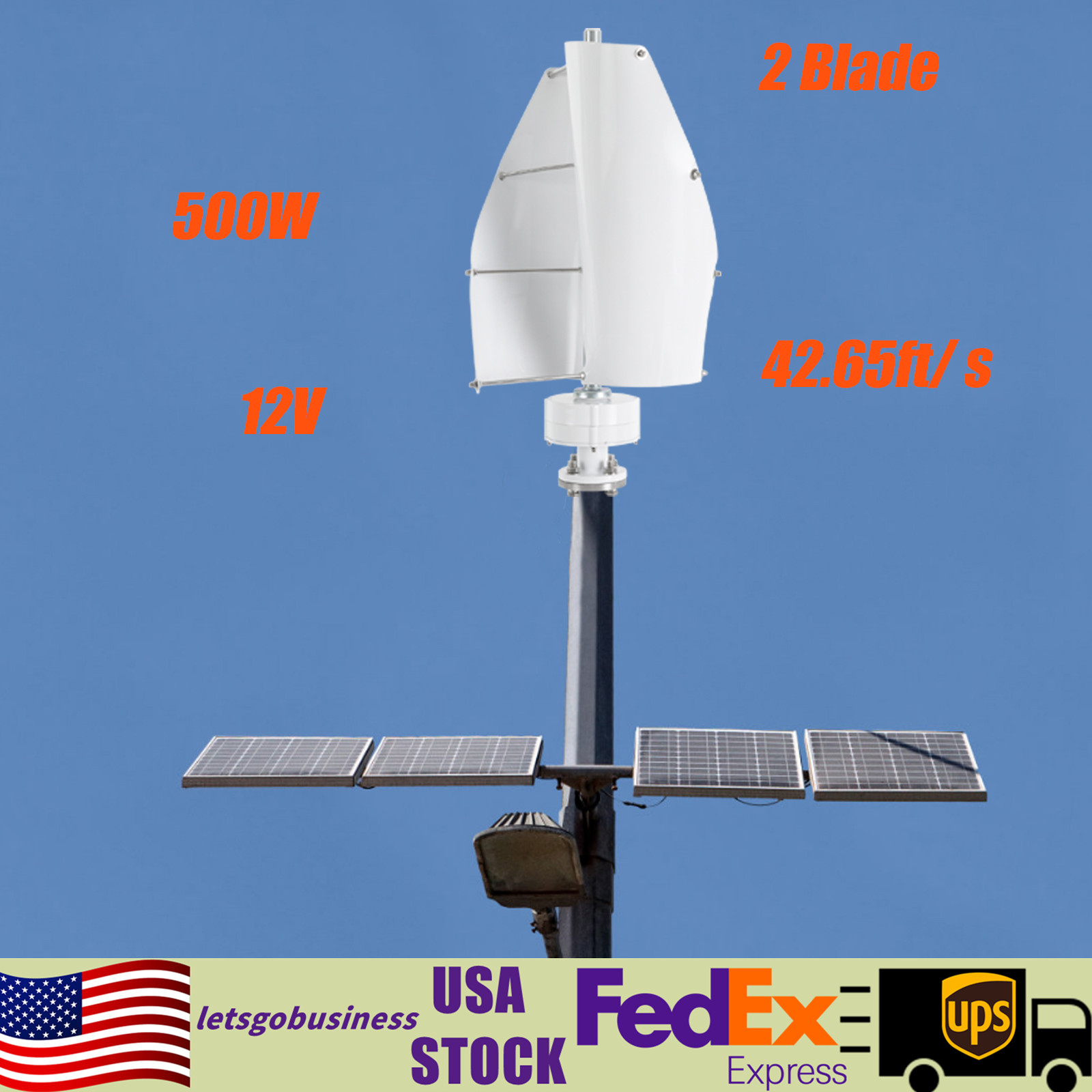 Wind Turbine Vertical Axis Wind Turbine Generator with Controller Wind Turbine