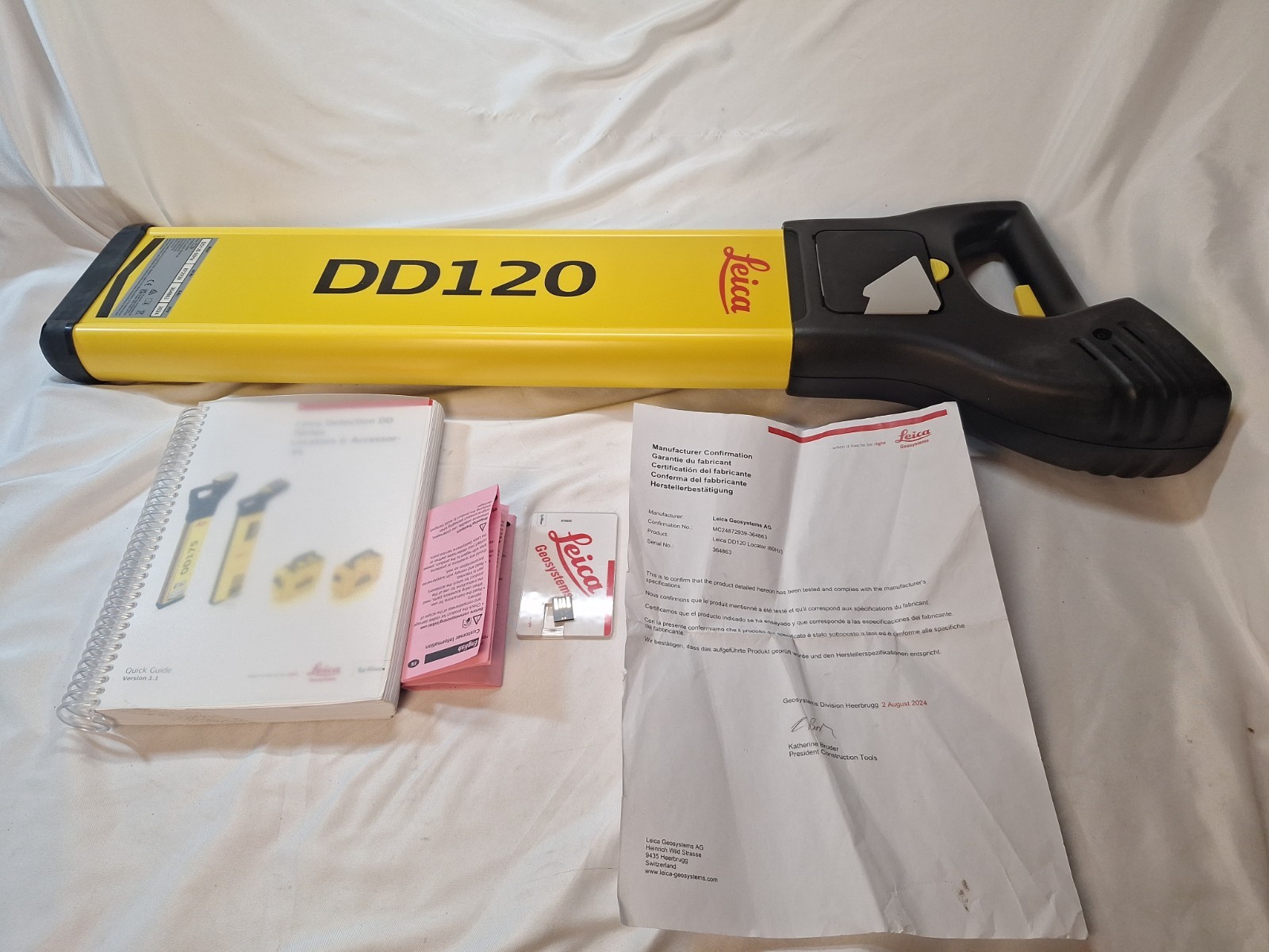LEICA DD120 Utility Line Locating Receiver: 10 ft Max. Locating Dp, IP54, Dig
