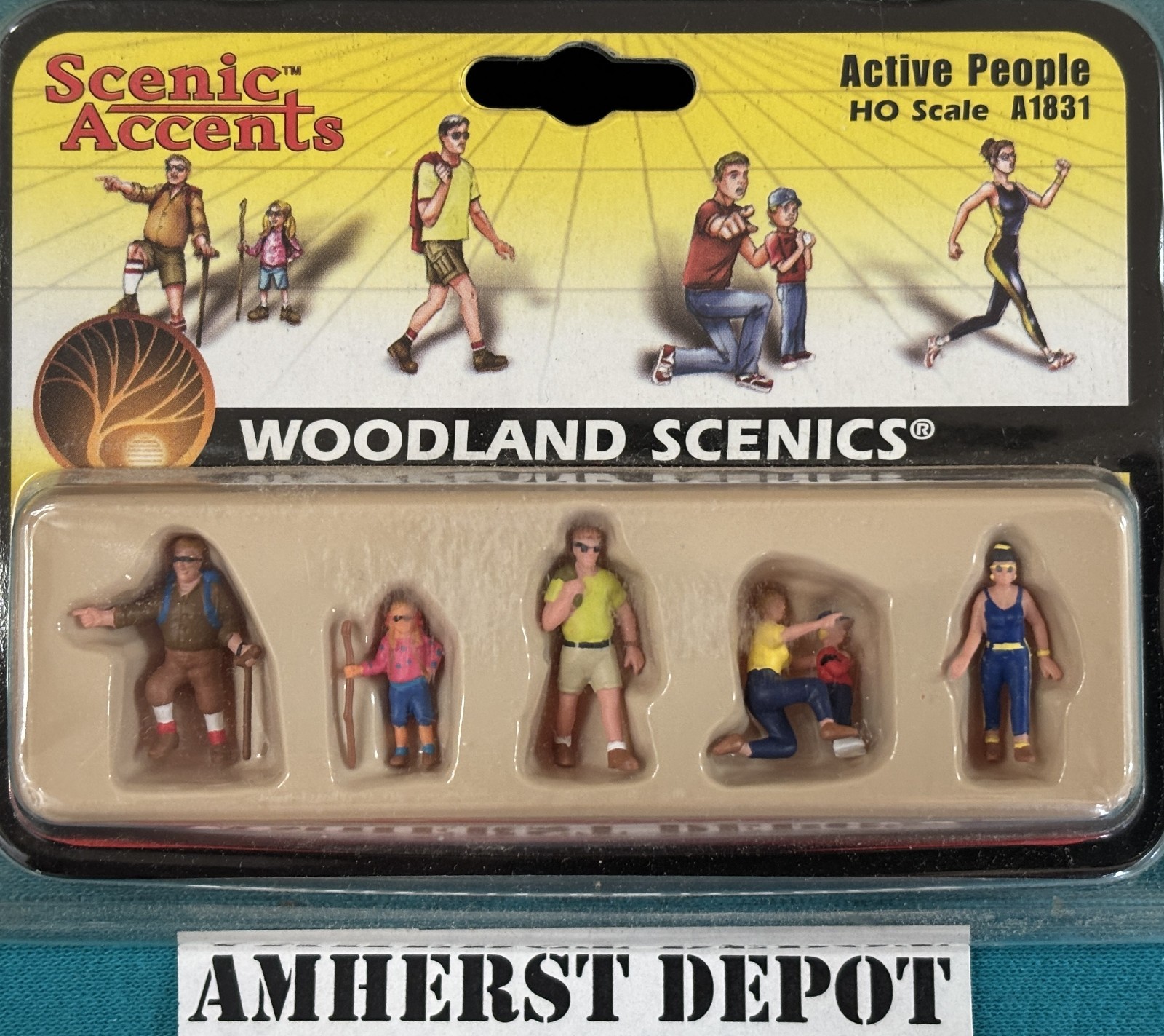 Woodland Scenics Active People HO Scale A1831 New