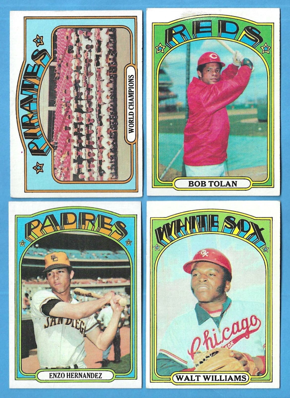 1972 Topps baseball - less than EX - 1-275 - You Pick 'Em