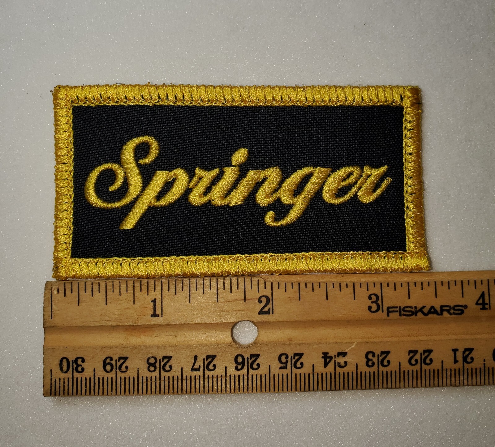 SPRINGER biker patch motorcycle memorabilia