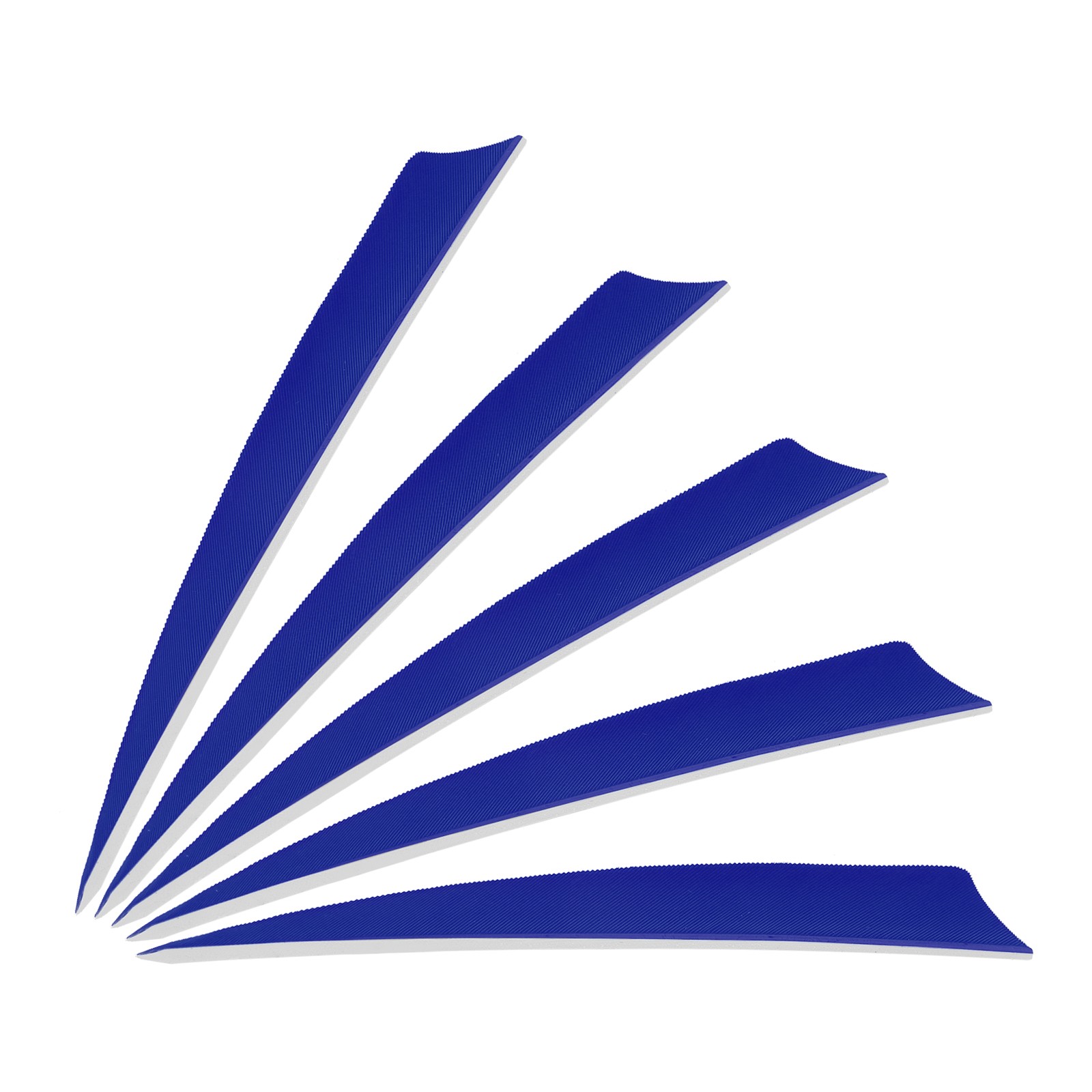 25Pcs 5 Inch Arrows Vanes Right Wing Arrow Feather Turkey Fletching, Navy Blue