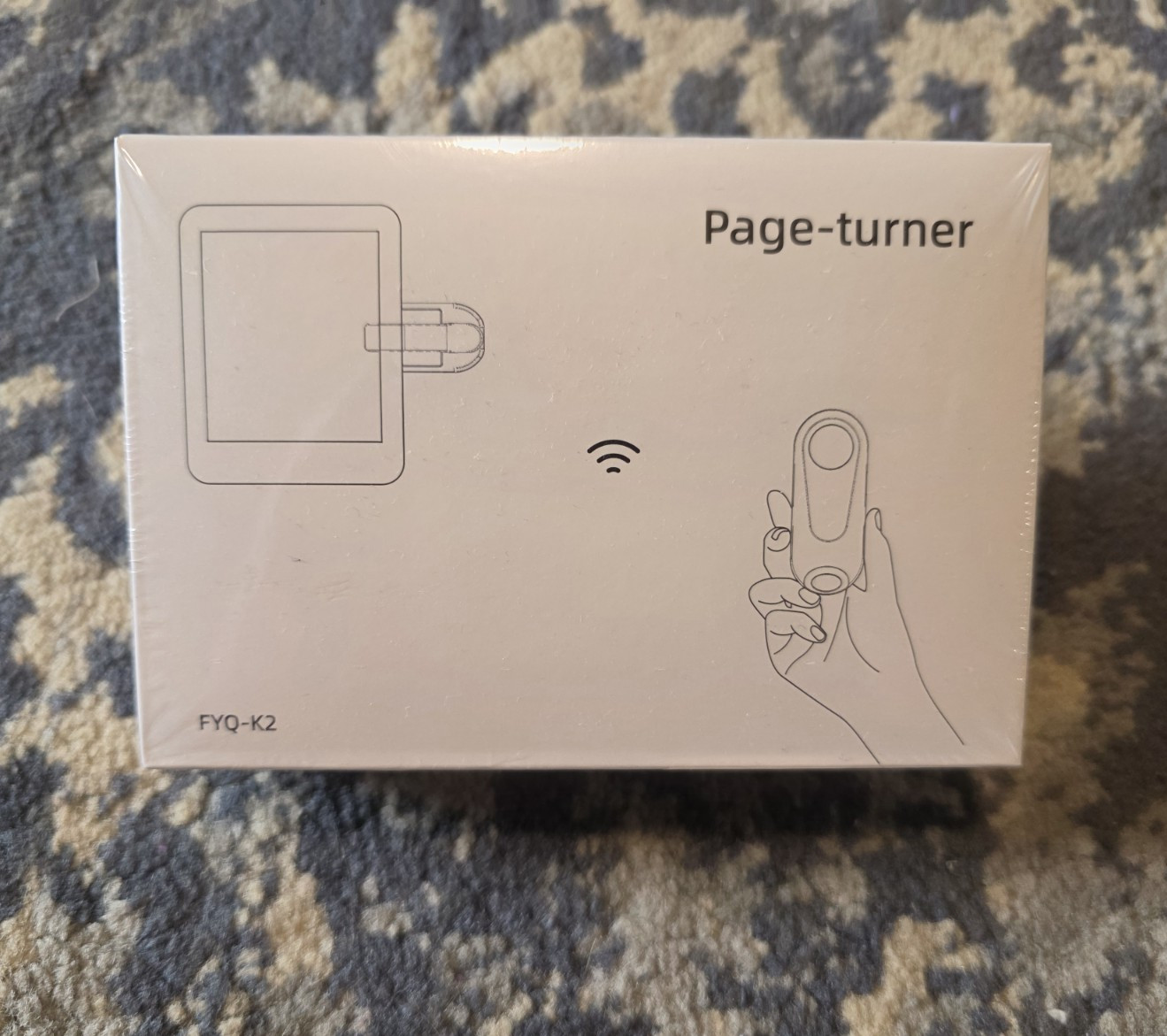 Sycelu K2 Wireless Page-Turner Remote Control, Black