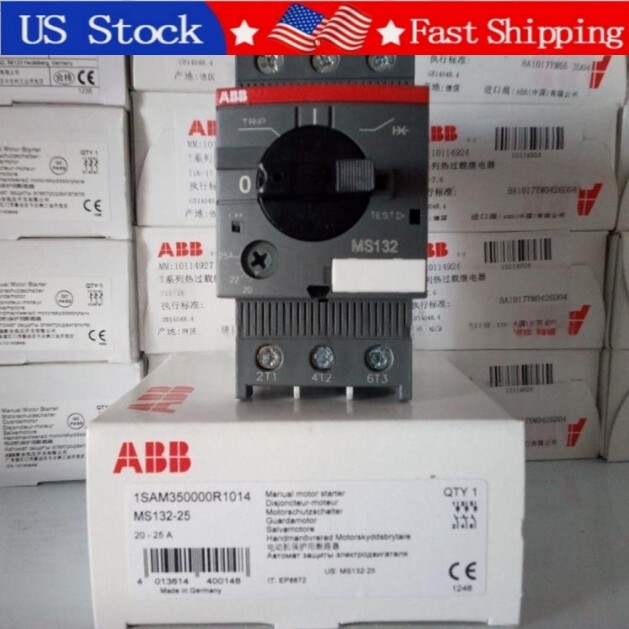 1PCS Brand New ABB MS132-25 Motor Starter MS13225 1SAM350000R1014  Fast ship