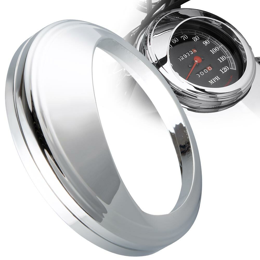 5" Speedometer Trim Ring Bezel Visor For Harley Heritage Softail Night Train US