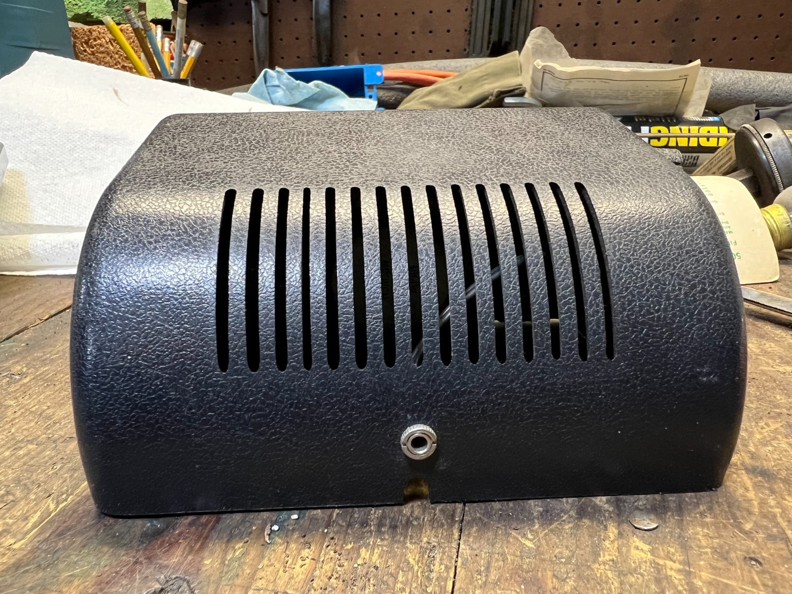 Vintage - Audiovox - single speaker - 8OHM - in case - previously used w/ cb