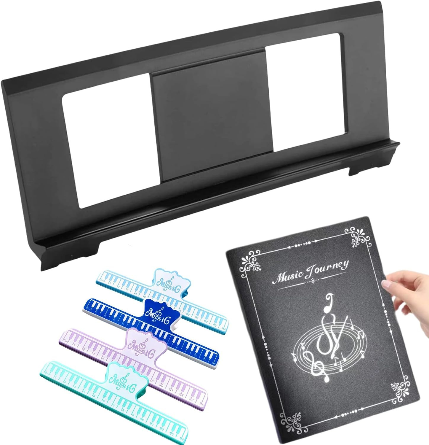 Music Stand for Sheet Music. Compatible with Yamaha PSR/YPT/KB/P/DGX Series Keyb