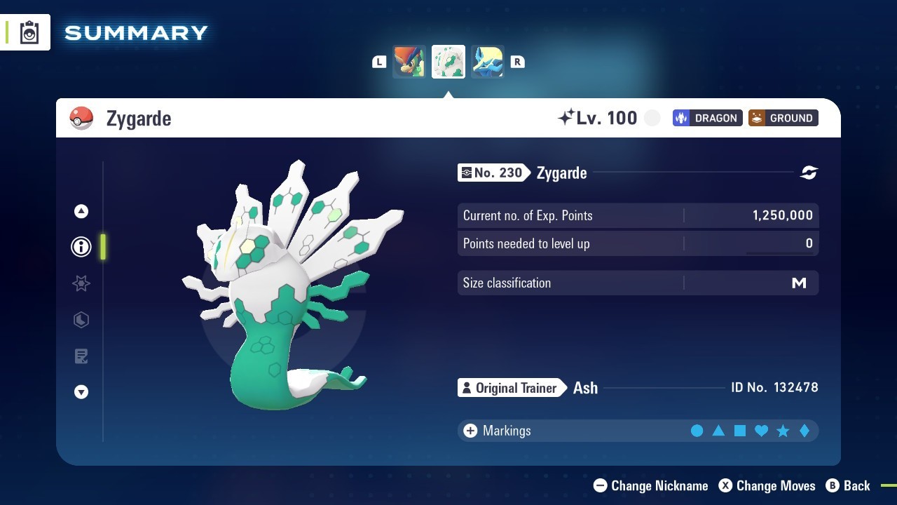 Pokemon Legends ZA ✨ 6IV Shiny Legendary Zygarde ✨Fast 🚀Masterball Held
