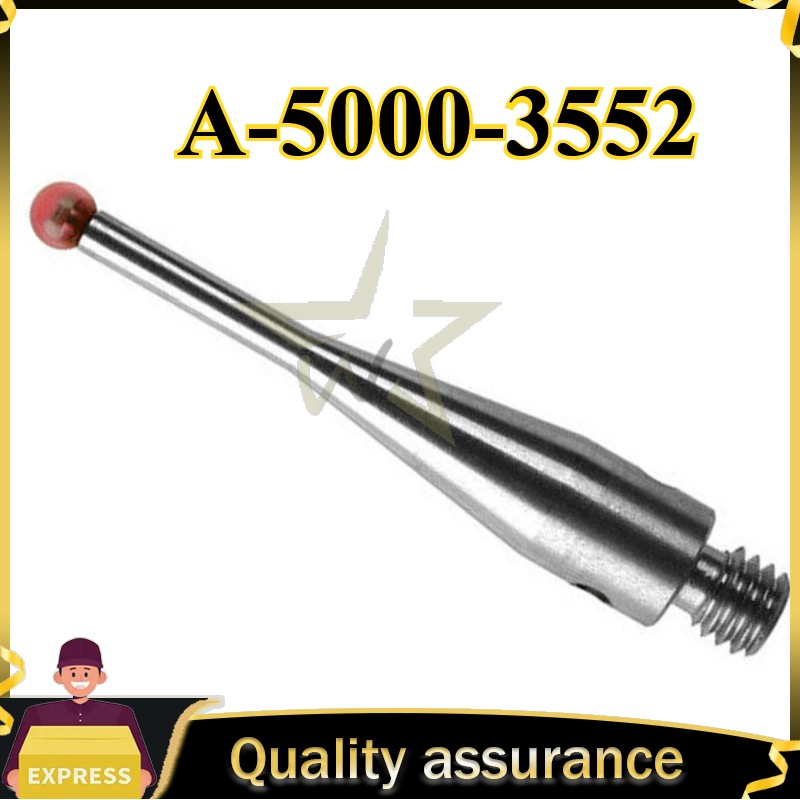 A-5000-3552 CMM Styli M3 Thread 2mm Ruby Ball Stainless Steel Stem Length 21mm