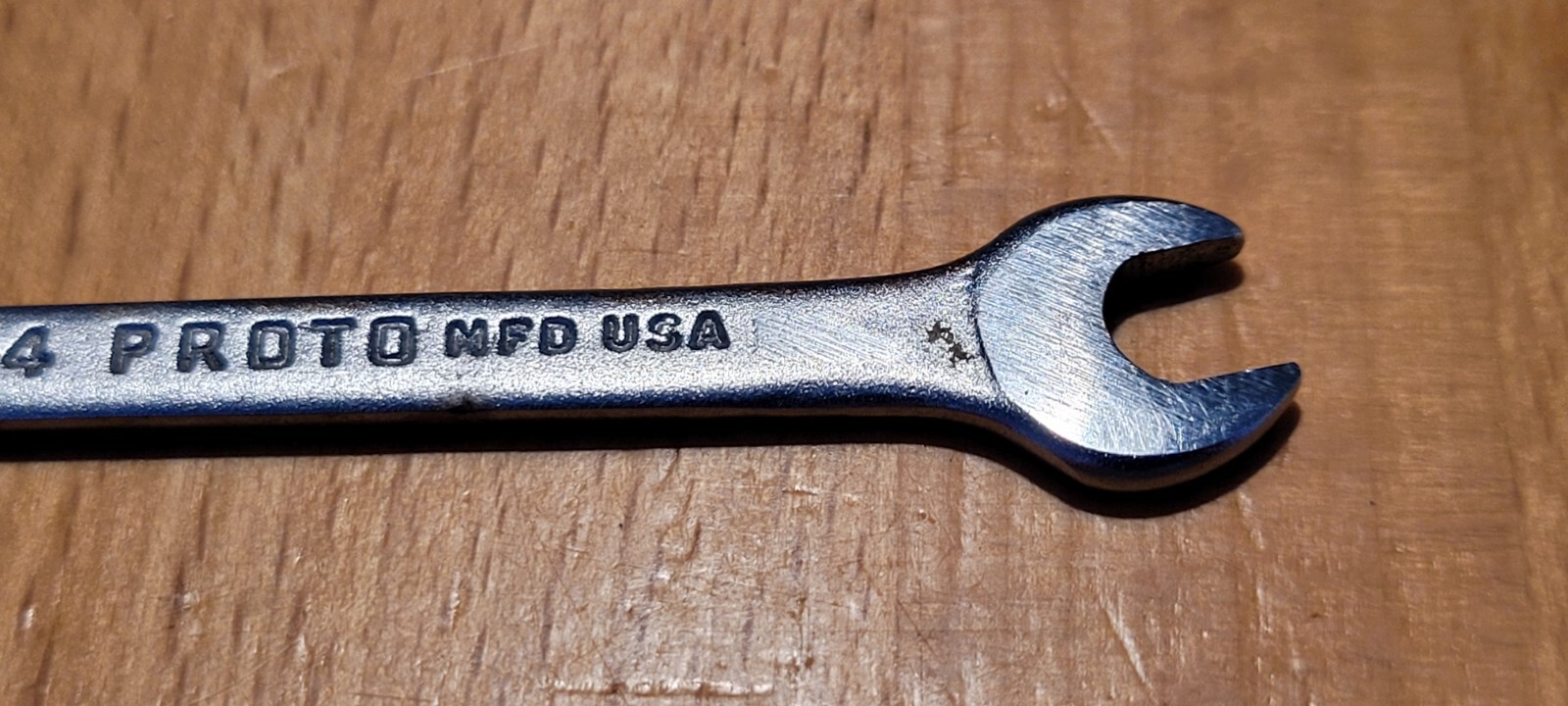 PROTO 7/32" Angle Double Open End Wrench 3314 USA