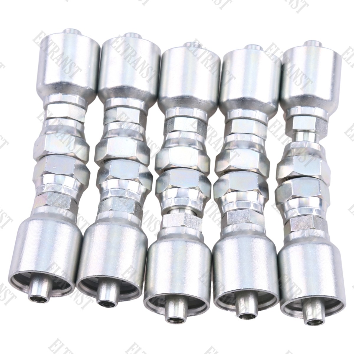 For Parker 10X Hydraulic Hose Fitting 1JS43-6-6 With 3/8" Flat Face Seal Thread
