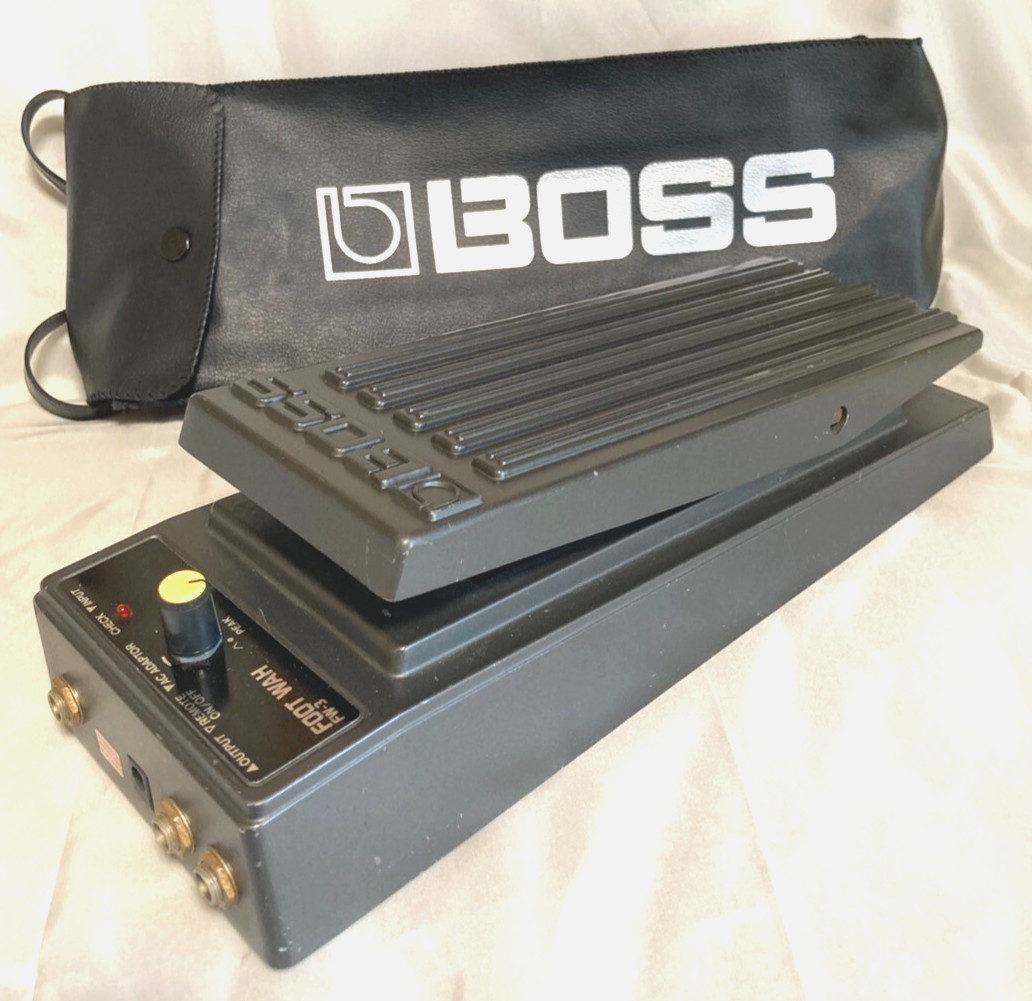 [Near mint] Boss FW-3 Guitar Wah Pedal W/ Travel bag From Japan Free Shipping