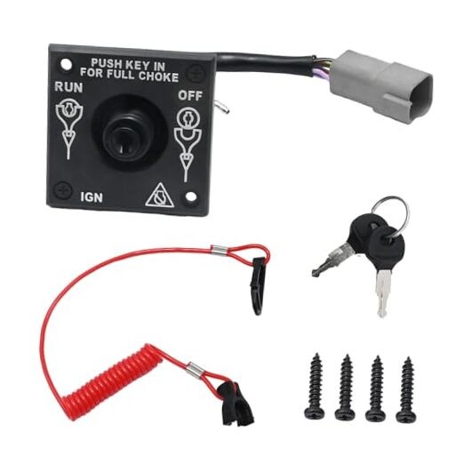 176408 Boat Kill Switch Outboard Ignition Switch Replacement for Johnson BRP
