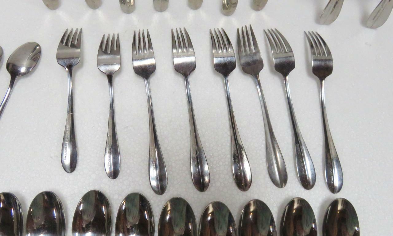 Cambridge Stainless Flatware 28 Piece Lot - Shiny Finish