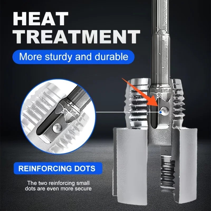 2pcs Integrated Internal & External Pipe Threading-Tool,PVC Pipe Threader Kit
