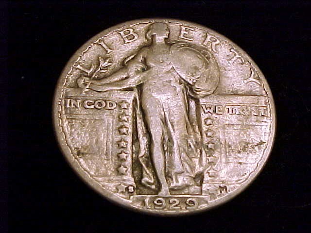 1929-S  Standing Liberty Quarter,  Fine Grade