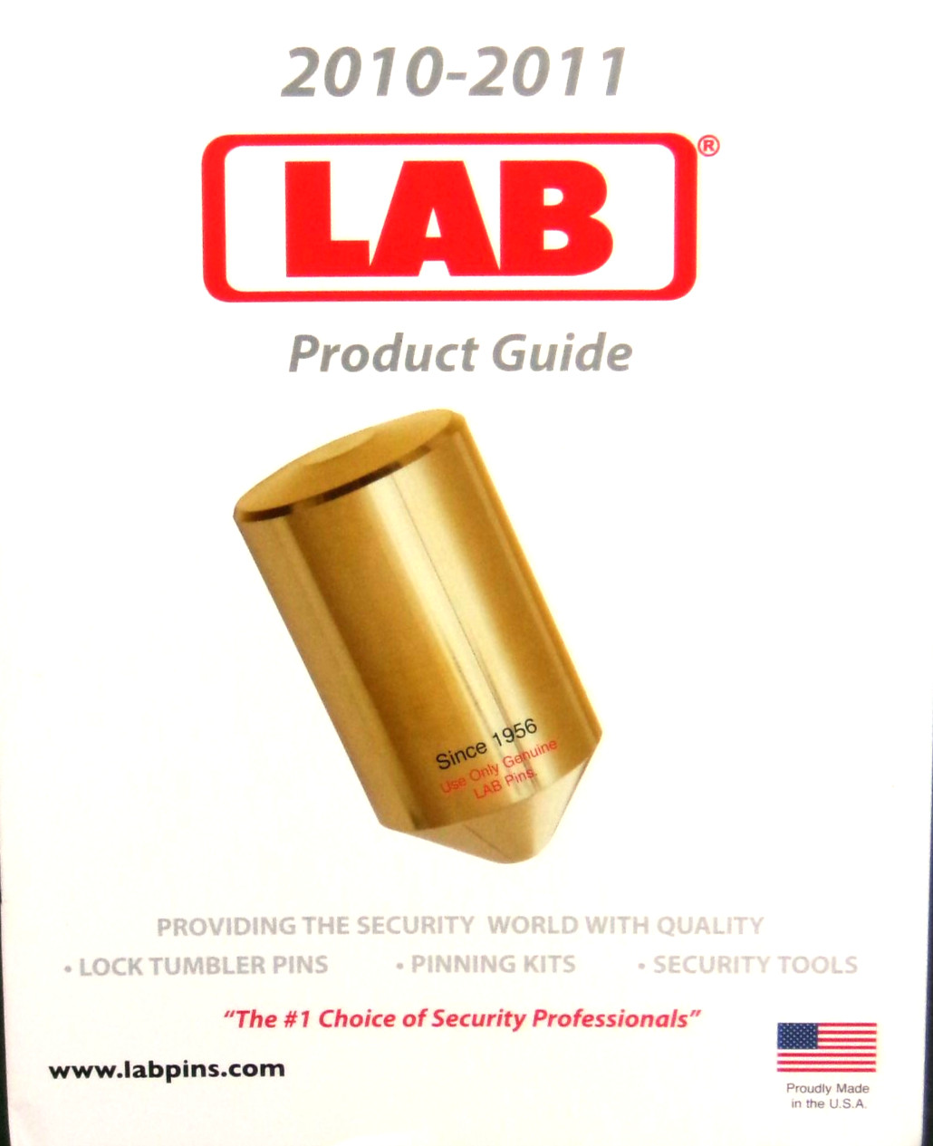 2010-2011 LAB Product Guide, LAB Pins, NF