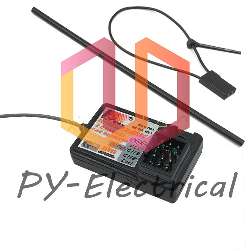 Flysky FS-GR3E Upgraded 3 Channel 2.4G Receiver GT3B, GR3C for RC Car Truck Boat