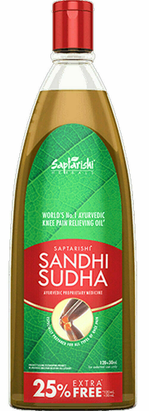 New Ayurvedic Sandhi Sudha Massage Oil For Joint Pain Relief Unisex- (120 ml)
