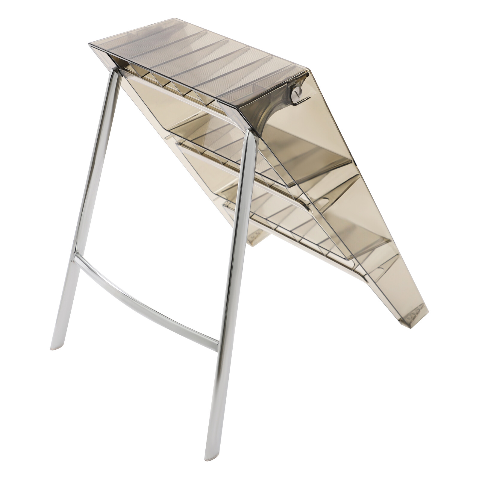 3 Step Ladder Folding Step Stool Modern Folding Step Stool for Adults 44*52*63cm