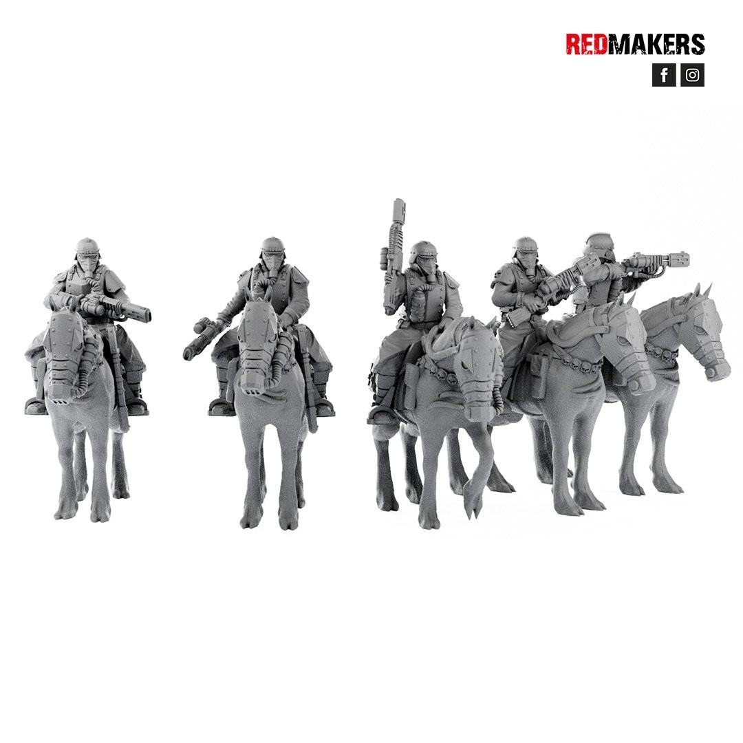 DEATH DIVISION CAVALRY MELTGUN SET (5U)