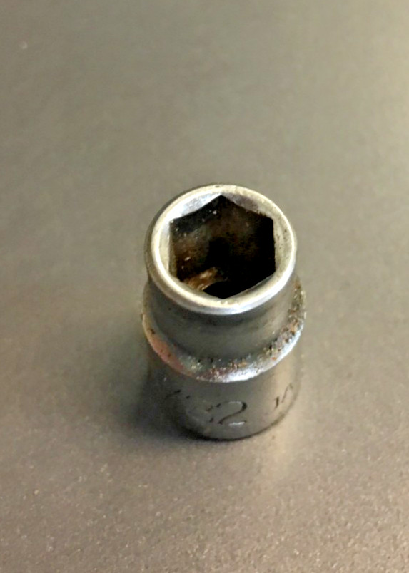 9/32" SOCKET, 6 POINT, 1/4" DRIVE, CHROME, JAPAN