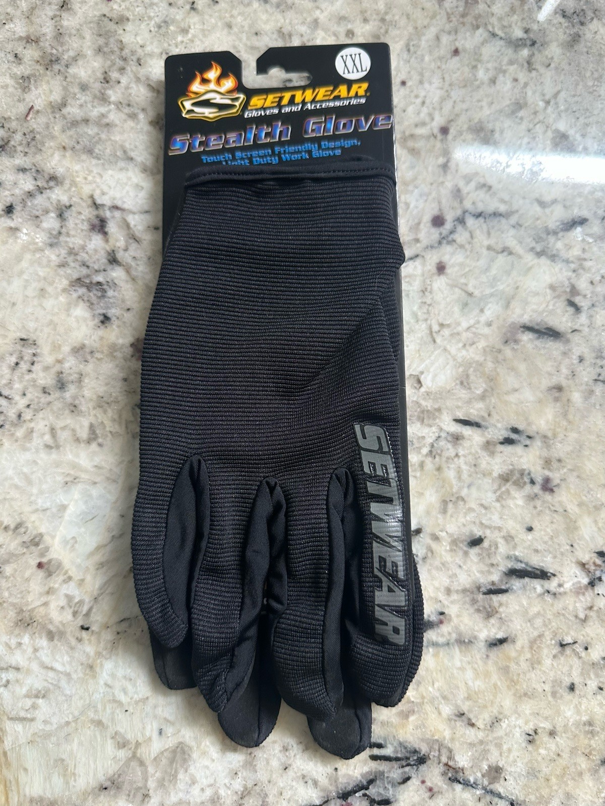New Setwear Stealth Gloves XXLarge Black