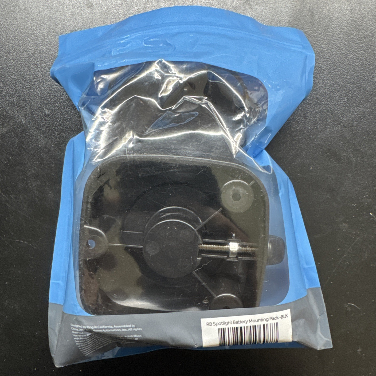 Genuine Ring Spotlight Battery Mounting Pack Black New Sealed