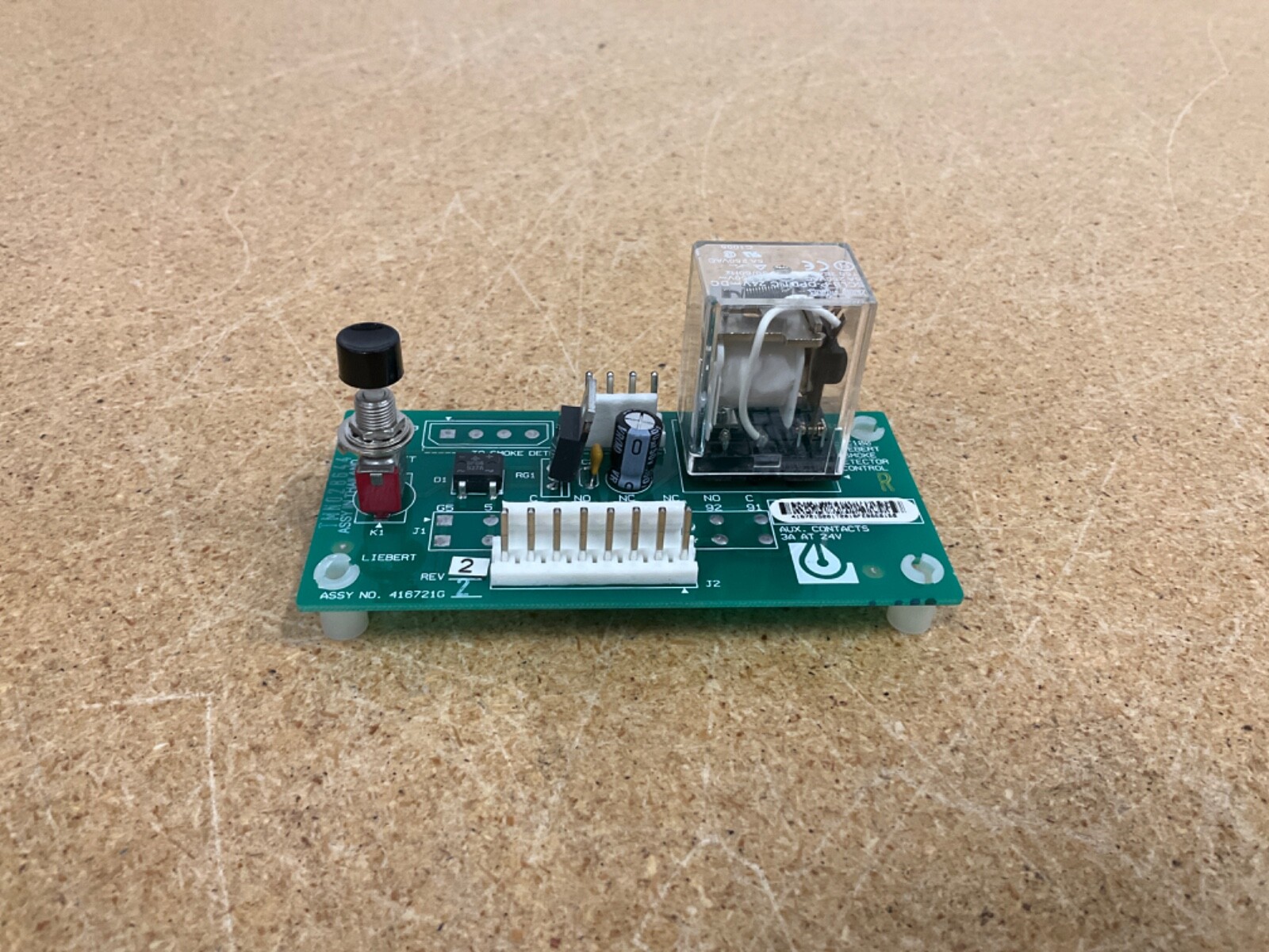 LIEBERT SMOKE DETECTOR CONTROL 416721G2 REV. 2