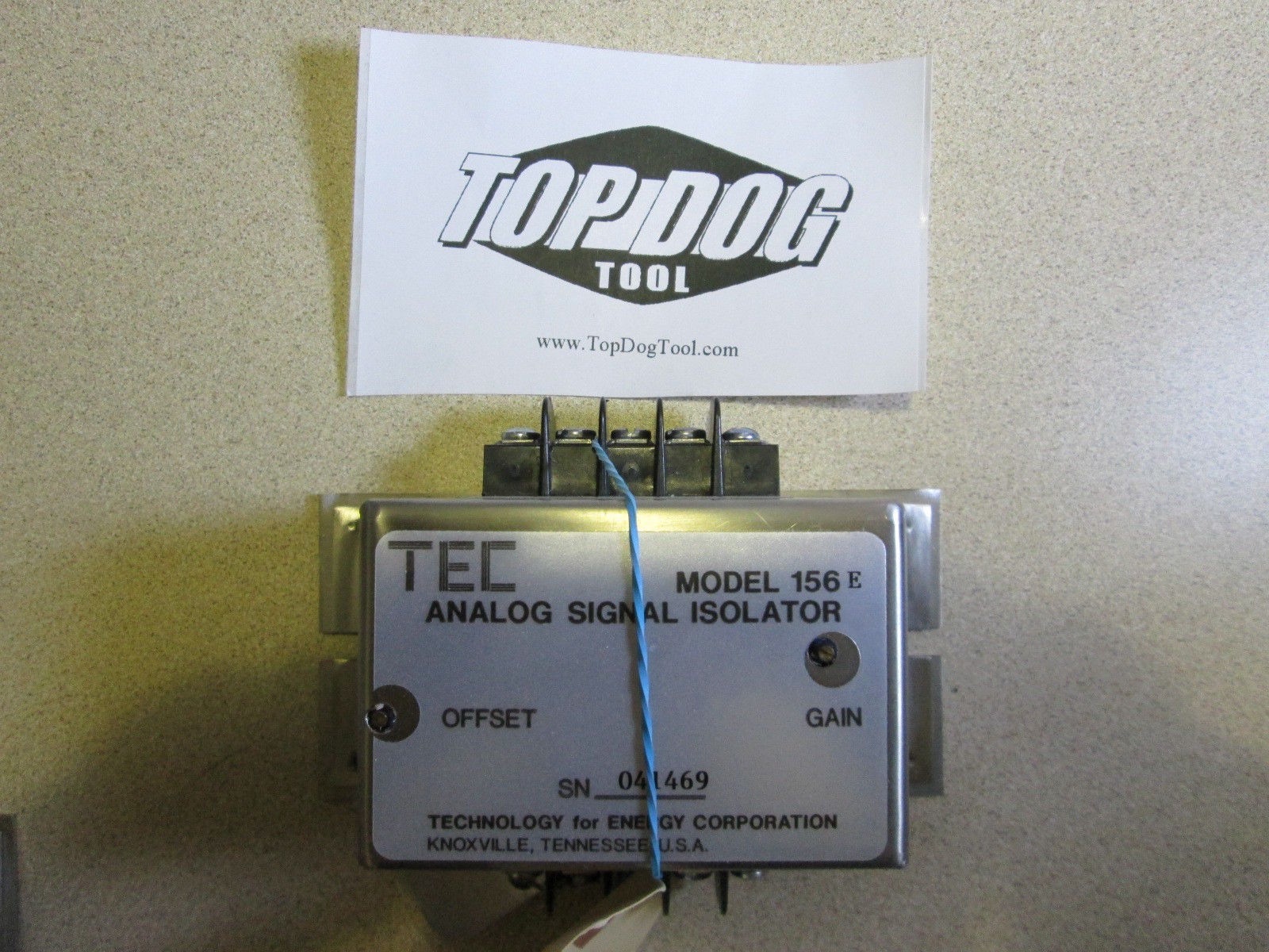 Tec Model 156E Analog Signal Isolator 10-100-1680 New