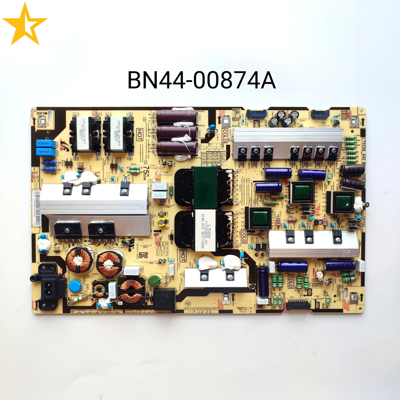 TV UN78KU7500F UN78KU750DF UN70KU6300FXZA for Power BN44-00874A L75S5N_KHS Parts