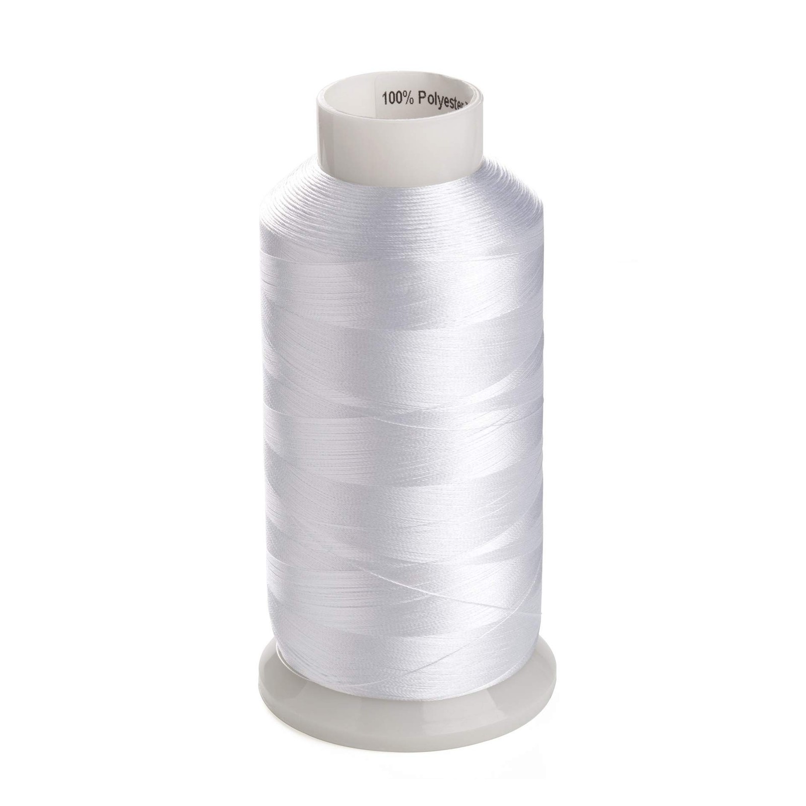Simthread 2 Bobbin Thread for Sewing and Embroidery Machine 1 Black and 1 Whi...